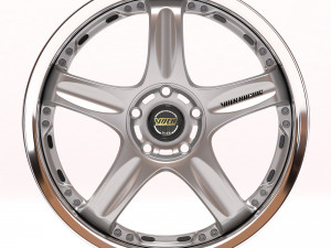 Rays Volk Racing GT-C rim printable 3D Print Model