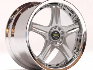 Rays Volk Racing GT-C rim printable 3D Print Model