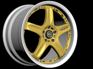 Rays Volk Racing GT-C rim printable 3D Print Model in Automotive
