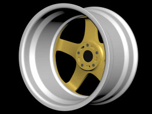 Rays Volk Racing GT-C rim printable 3D Print Model