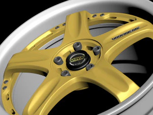 Rays Volk Racing GT-C rim printable 3D Print Model in Automotive