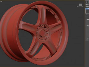 Rays Volk Racing GT-C rim printable 3D Print Model