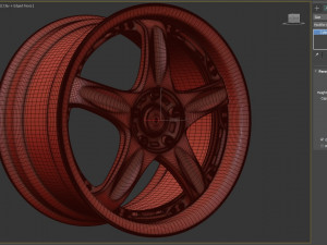 Rays Volk Racing GT-C rim printable Modello di stampa 3D