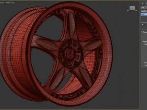 Rays Volk Racing GT-C rim printable 3D Print Model