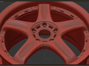 Rays Volk Racing GT-C rim printable Modello di stampa 3D