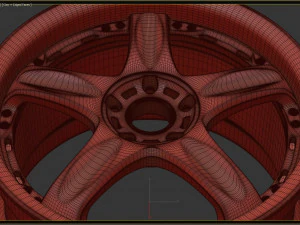 Rays Volk Racing GT-C rim printable 3D Print Model