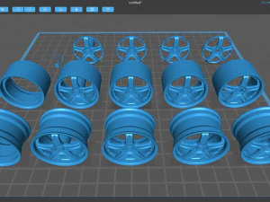 Rays Volk Racing GT-C rim printable 3D Print Model