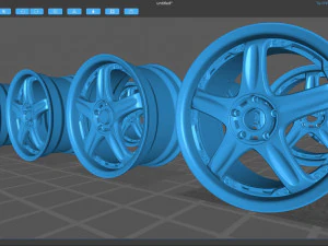 Rays Volk Racing GT-C rim printable 3D Print Model