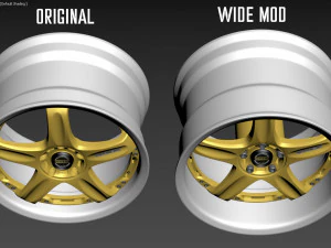 Rays Volk Racing GT-C rim printable 3D Print Model in Automotive
