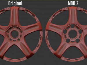 Rays Volk Racing GT-C rim printable 3D Print Model