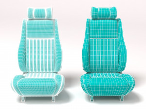 Escort MK2 RS Seat Printable Modèles 3D en vedette