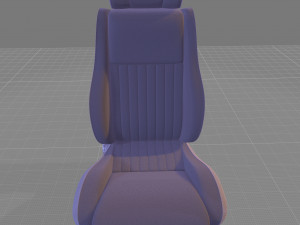 Escort MK2 RS Seat Printable Modèles 3D en vedette