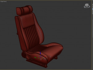 Escort MK2 RS Seat Printable Modèles 3D en vedette