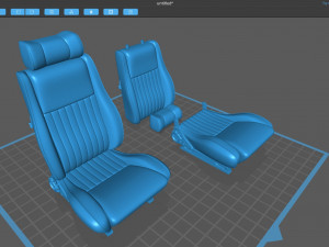 Escort MK2 RS Seat Printable Modèles 3D en vedette