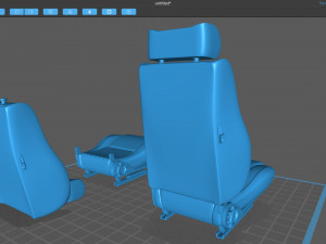 Escort MK2 RS Seat Printable Modèles 3D en vedette