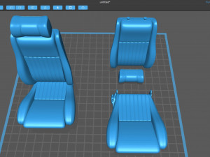 Escort MK2 RS Seat Printable Modèles 3D en vedette