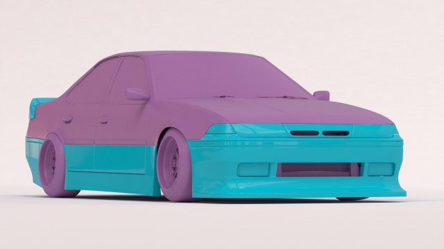 Nissan Cefiro A31 Diana Body Kit printable 3D Принт Модель .c4d .max .obj .3ds .fbx .stl .blend