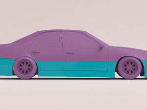 Обвес Nissan Cefiro A31 Diana для печати 3D Принт Модель