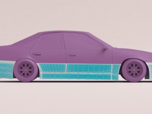 Обвес Nissan Cefiro A31 Diana для печати 3D Принт Модель