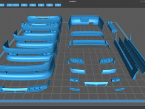 Обвес Nissan Cefiro A31 Diana для печати 3D Принт Модель