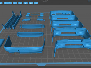 Обвес Nissan Cefiro A31 Diana для печати 3D Принт Модель