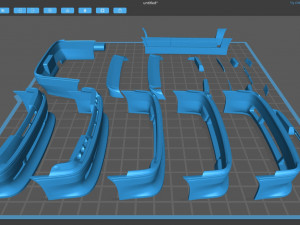 Обвес Nissan Cefiro A31 Diana для печати 3D Принт Модель