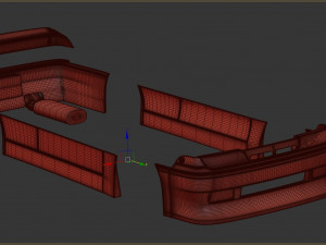 Обвес Nissan Cefiro A31 Diana для печати 3D Принт Модель
