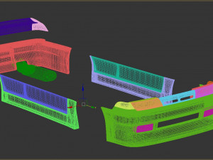 Обвес Nissan Cefiro A31 Diana для печати 3D Принт Модель