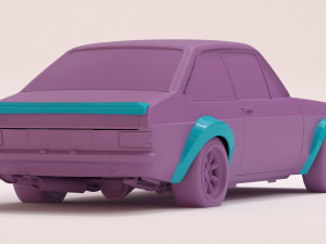 Escort mk2 Monte Carlo fenders kit 3D Принт Модель
