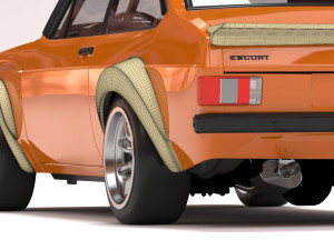 Escort mk2 Monte Carlo fenders kit 3D Принт Модель