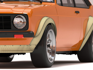 Escort mk2 Monte Carlo fenders kit 3D Принт Модель