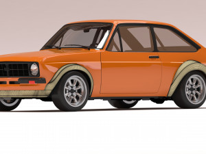 Escort mk2 Monte Carlo fenders kit 3D Принт Модель