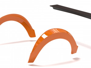 Escort mk2 Monte Carlo fenders kit 3D Принт Модель