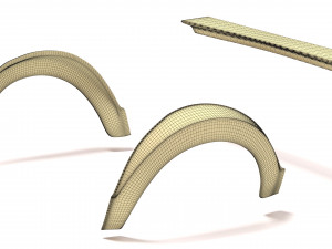 Escort mk2 Monte Carlo fenders kit 3D Принт Модель