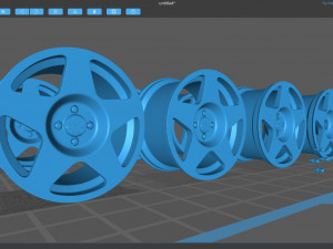 Fifteen52 Tarmac three versions printable Model do druku 3D