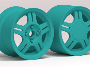 Escort Mk5 RS2000 wheel printable 3D 打印模型