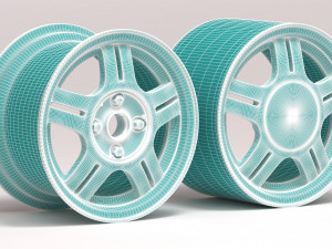 Escort Mk5 RS2000 wheel printable 3D 打印模型
