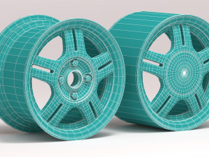 Escort Mk5 RS2000 wheel printable 3D 打印模型
