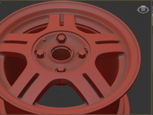 Escort Mk5 RS2000 wheel printable 3D 打印模型