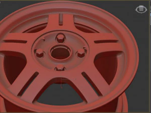 Escort Mk5 RS2000 wheel printable 3D Print Model
