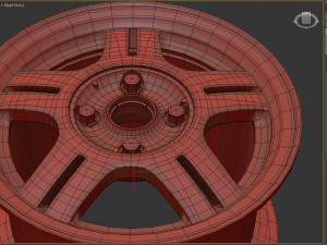 Escort Mk5 RS2000 wheel printable 3D 打印模型