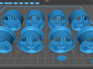 Escort Mk5 RS2000 wheel printable 3D 打印模型