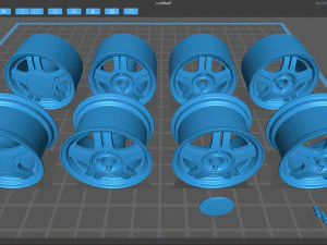 Escort Mk5 RS2000 wheel printable 3D Print Model