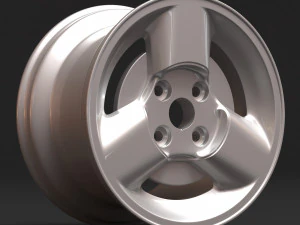 Fiesta MKIII RS Turbo Wheel printable 3D Print Model