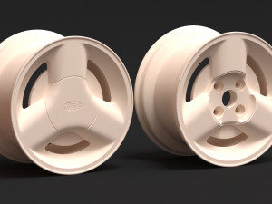Fiesta MKIII RS Turbo Wheel printable 3D Print Model
