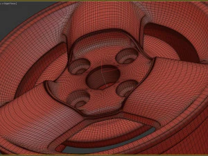 Fiesta MKIII RS Turbo Wheel printable 3D Print Model