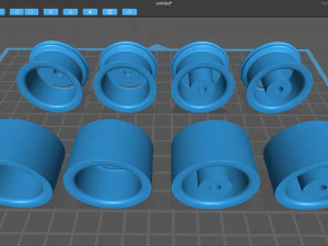 Fiesta MKIII RS Turbo Wheel printable 3D Print Model