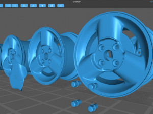 Fiesta MKIII RS Turbo Wheel printable 3D Print Model