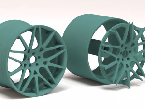 Forgiato Maglia rim printable 3D Print Model