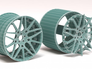 Forgiato Maglia rim printable 3D प्रिंट मॉडल